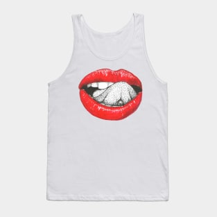 Desiring lips Tank Top